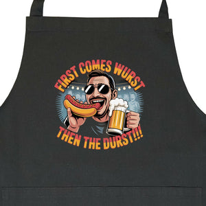 First comes the wurst then the Durst - Grillschürze | Apron | Meatware