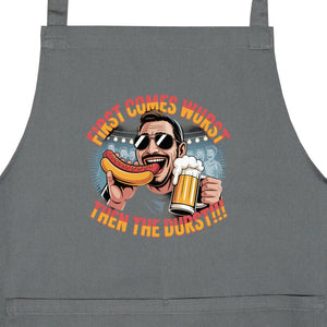 First comes the wurst then the Durst - Grillschürze | Apron | Meatware