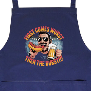 First comes the wurst then the Durst - Grillschürze | Apron | Meatware
