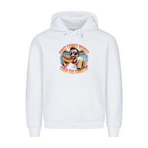 First comes the wurst then the Durst - HigherBlanks Premium Hoodie | Hoodie | Meatware