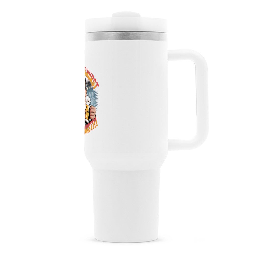 First comes the wurst then the Durst - Thermobecher | Mug | Meatware