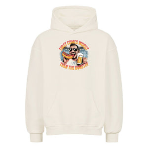 First comes the wurst then the Durst - VACANCY Oversized Hoodie | Hoodie | Meatware