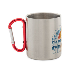 Ganzjahresgriller - Edelstahl - Tasse mit Karabiner | Mug | Meatware