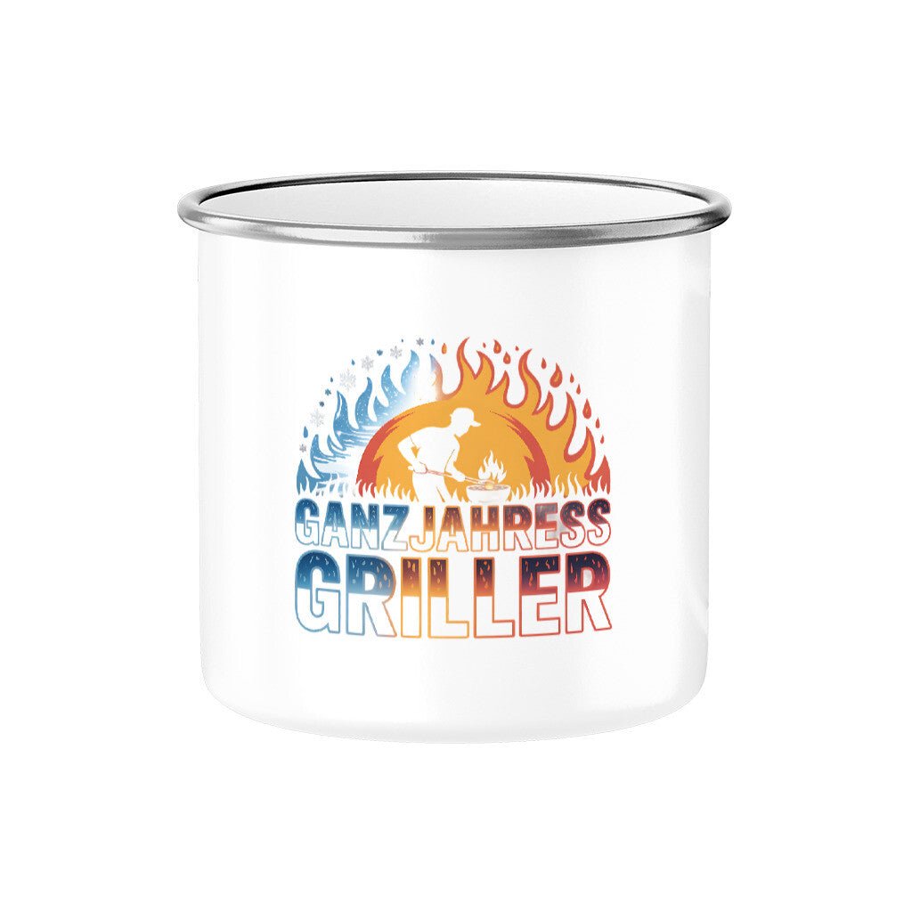Ganzjahresgriller - Emaille Tasse | Mug | Meatware