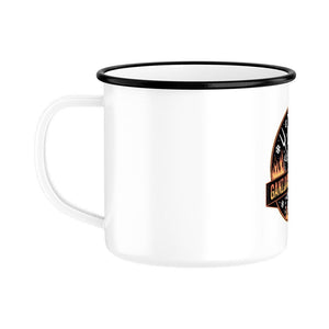 Ganzjahresgriller - Logo - Emaille Tasse | Mug | Meatware