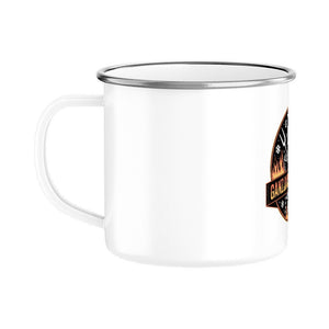 Ganzjahresgriller - Logo - Emaille Tasse | Mug | Meatware