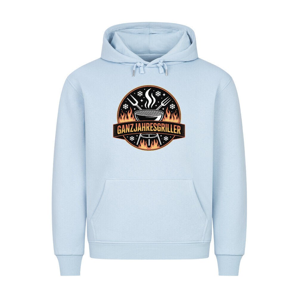 Ganzjahresgriller - Logo - HigherBlanks Premium Hoodie | Hoodie | Meatware