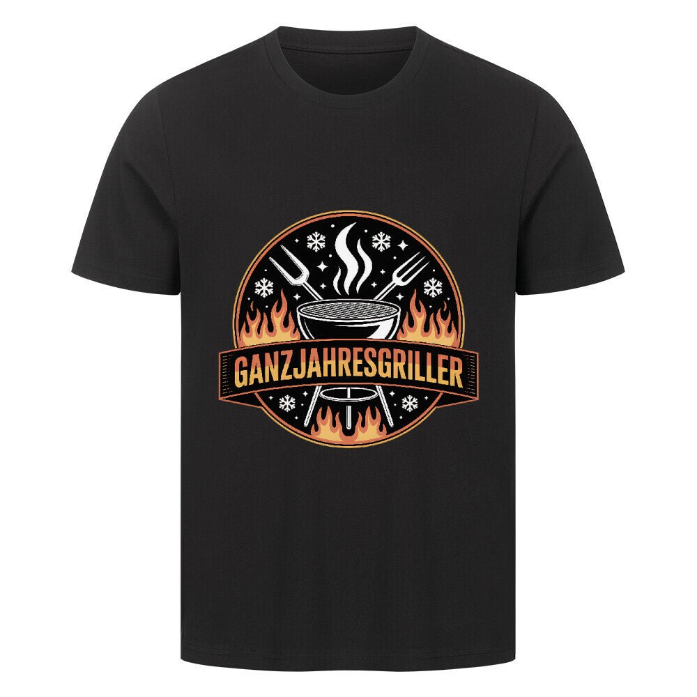 Ganzjahresgriller - Logo - HigherBlanks Premium T-Shirt | T-Shirt | Meatware