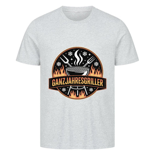 Ganzjahresgriller - Logo - HigherBlanks Premium T-Shirt | T-Shirt | Meatware