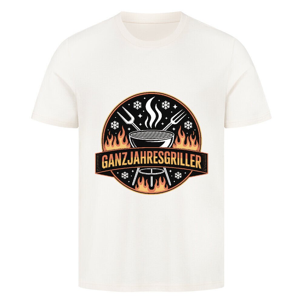 Ganzjahresgriller - Logo - HigherBlanks Premium T-Shirt | T-Shirt | Meatware
