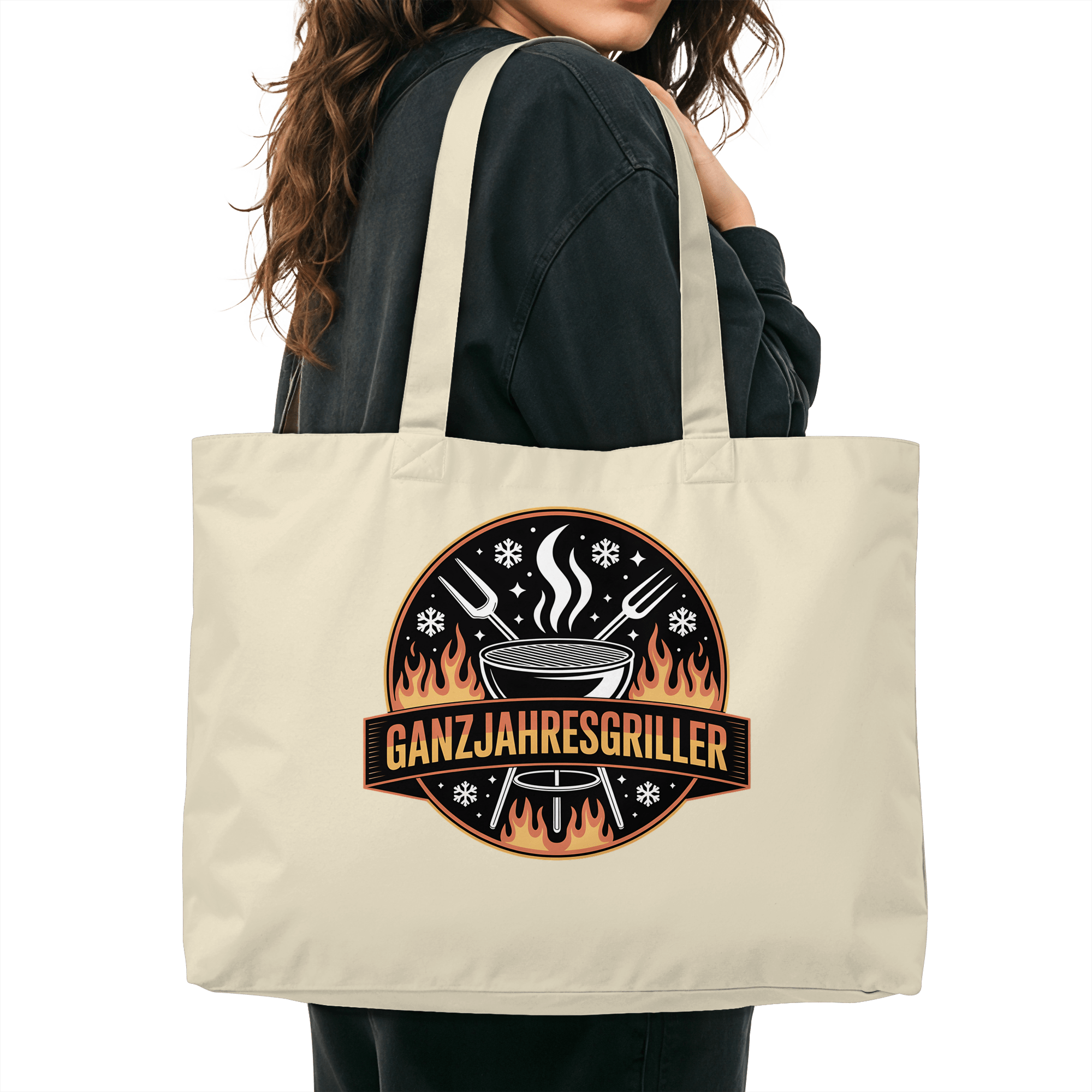 Ganzjahresgriller Logo - Organic Shopping - Bag - Organic Shopping - Bag | Taschen | Meatware