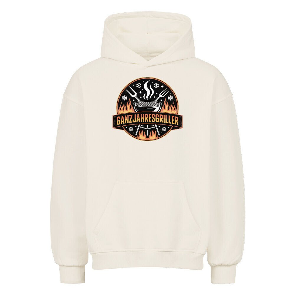 Ganzjahresgriller - Logo - VACANCY Oversized Hoodie | Hoodie | Meatware