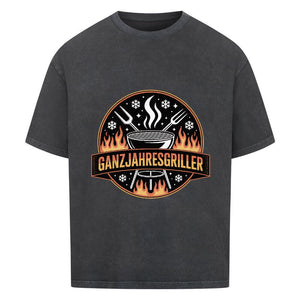Ganzjahresgriller - Logo - VACANCY Oversized Shirt | T-Shirt | Meatware