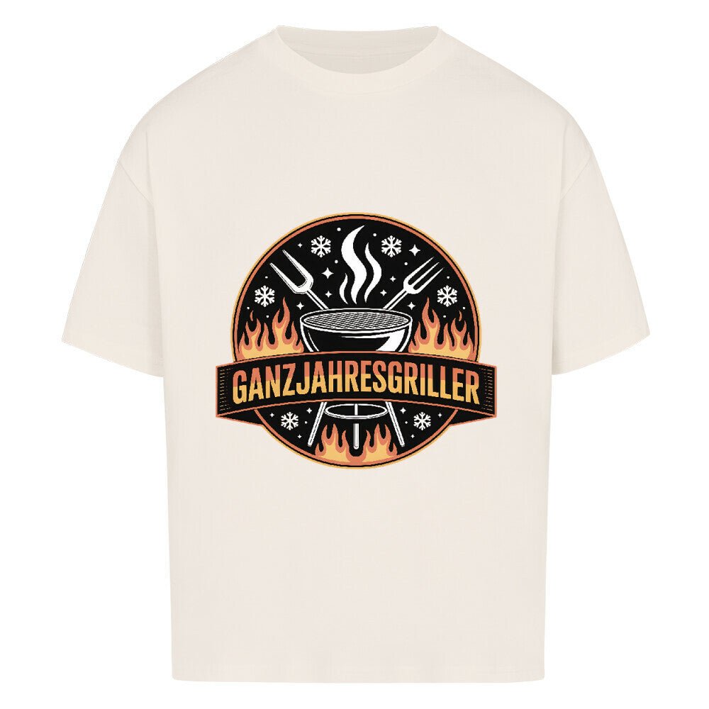 Ganzjahresgriller - Logo - VACANCY Oversized Shirt | T-Shirt | Meatware