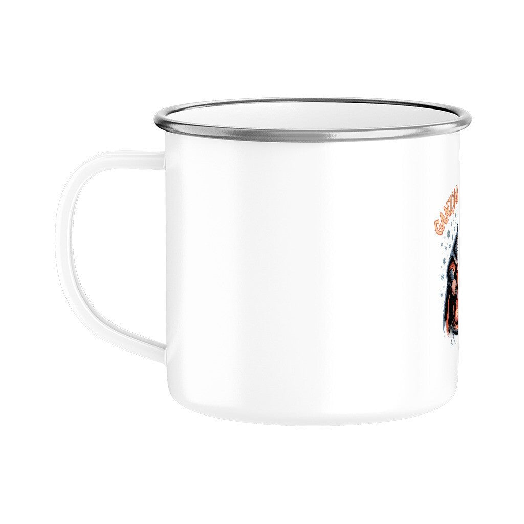 Ganzjahresgriller Wikinger - Emaille Tasse | Mug | Meatware