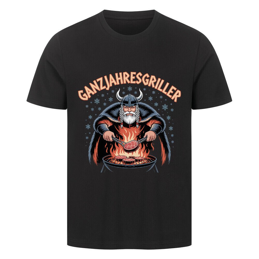 Ganzjahresgriller - Wikinger - HigherBlanks Premium T-Shirt | T-Shirt | Meatware