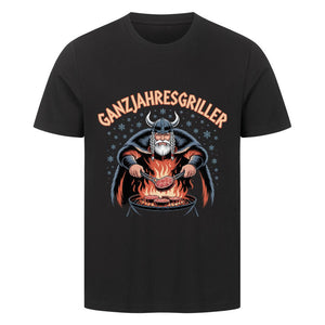 Ganzjahresgriller - Wikinger - HigherBlanks Premium T-Shirt | T-Shirt | Meatware