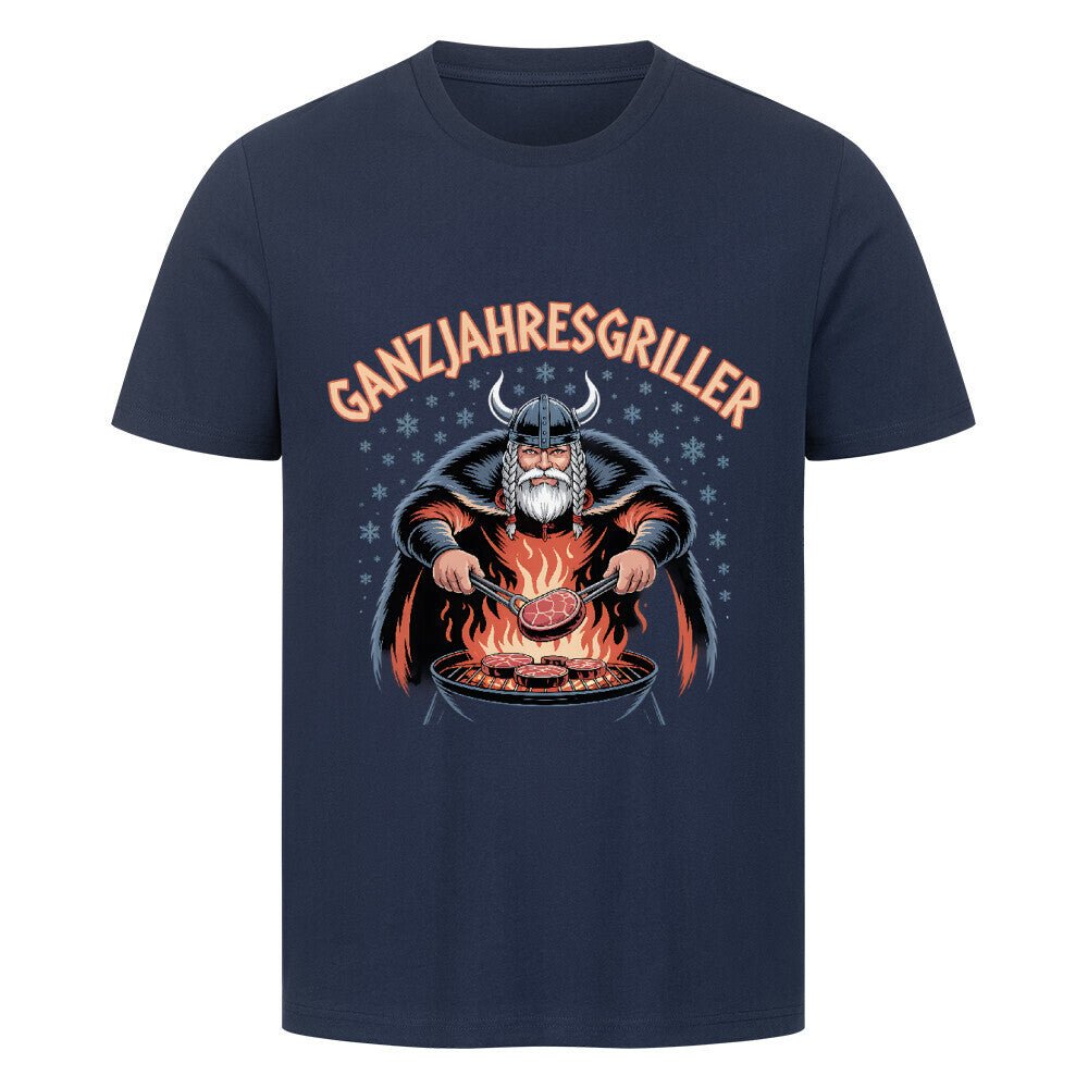 Ganzjahresgriller - Wikinger - HigherBlanks Premium T-Shirt | T-Shirt | Meatware