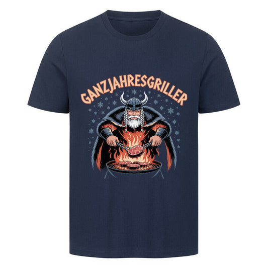 Ganzjahresgriller - Wikinger - HigherBlanks Premium T-Shirt | T-Shirt | Meatware
