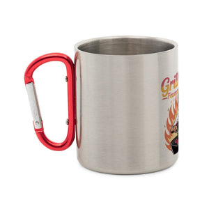 Grill Queen – Feuer unter Kontrolle - Edelstahl - Tasse mit Karabiner | Mug | Meatware
