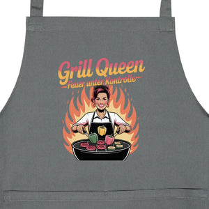 Grill Queen – Feuer unter Kontrolle - Grillschürze | Apron | Meatware