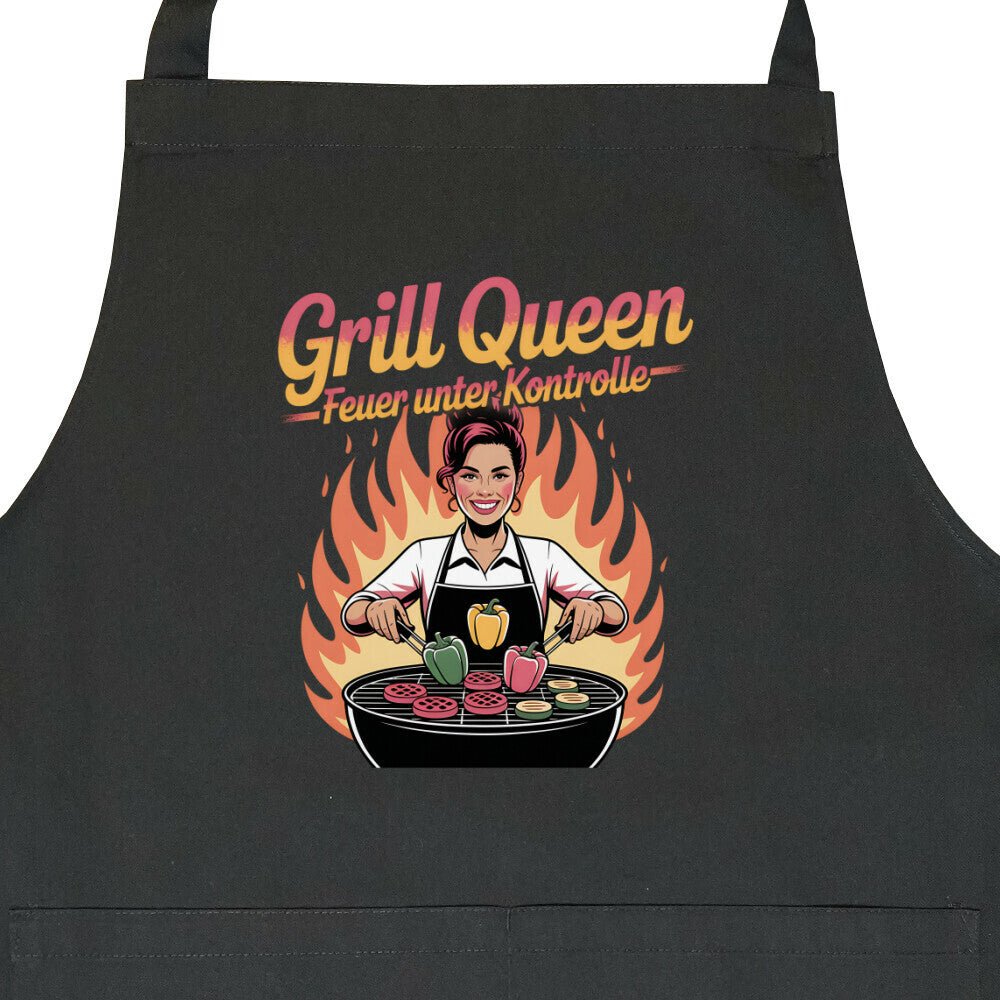 Grill Queen – Feuer unter Kontrolle - Grillschürze | Apron | Meatware