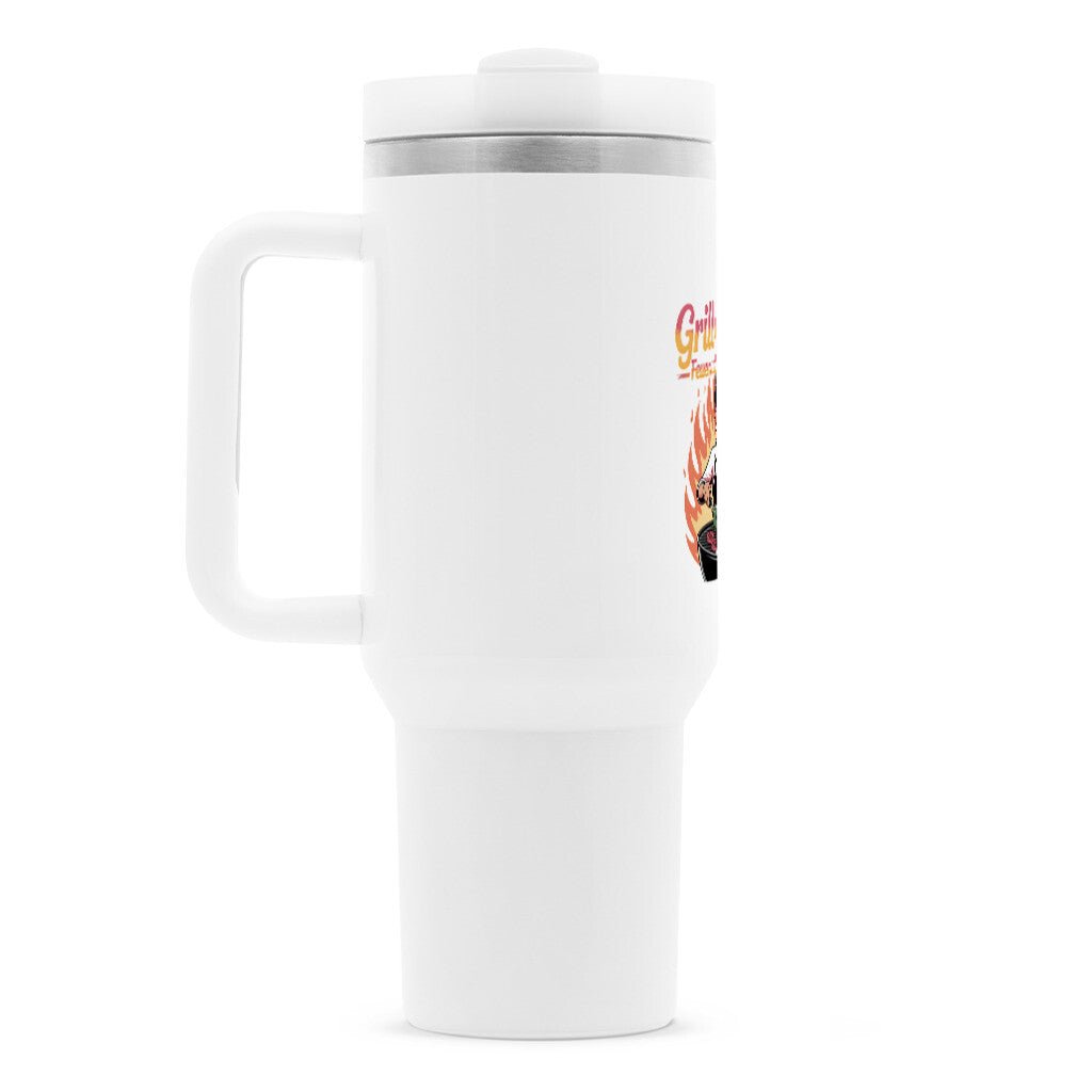 Grill Queen – Feuer unter Kontrolle - Thermobecher | Mug | Meatware
