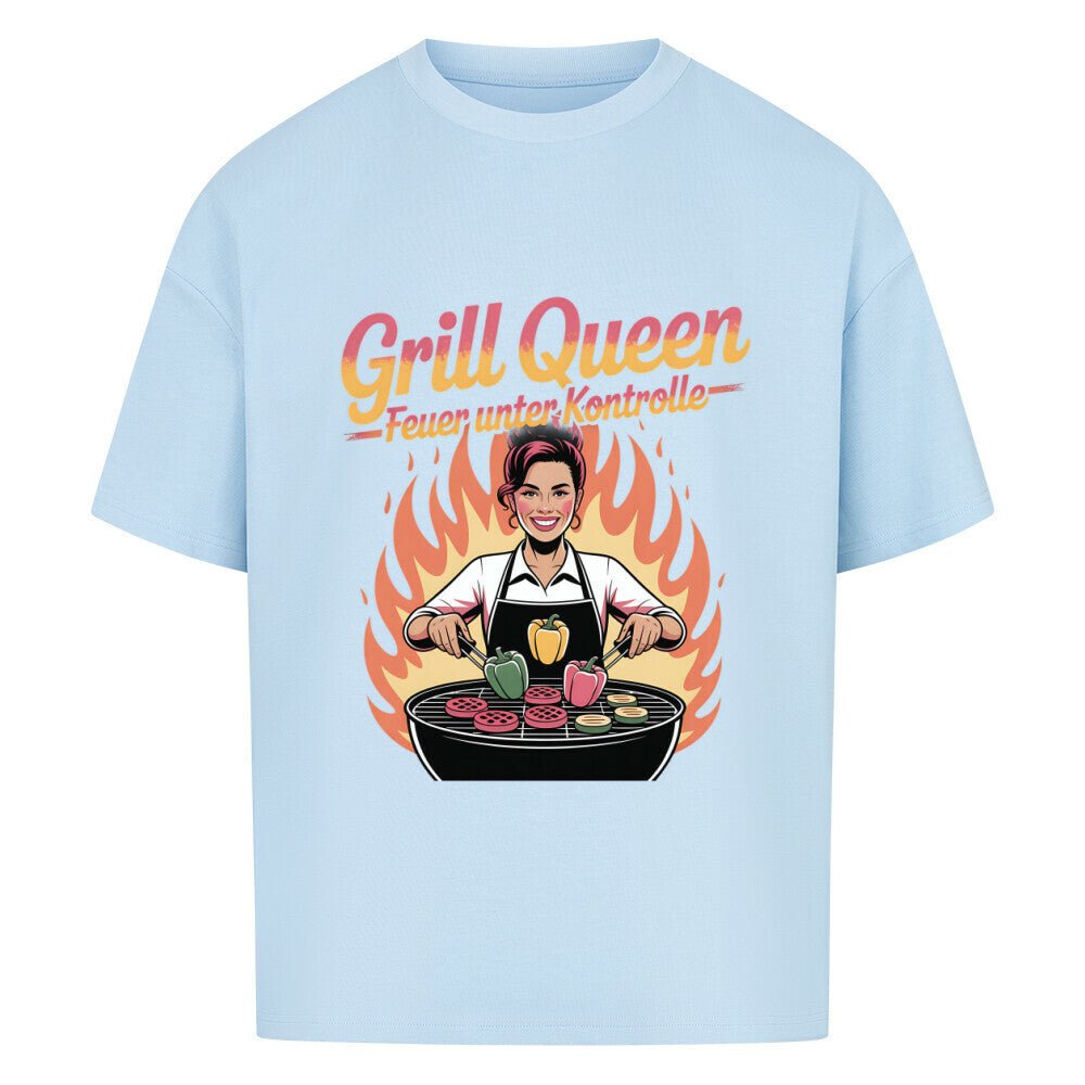 Grill Queen – Feuer unter Kontrolle - VACANCY Oversized Shirt | T-Shirt | Meatware