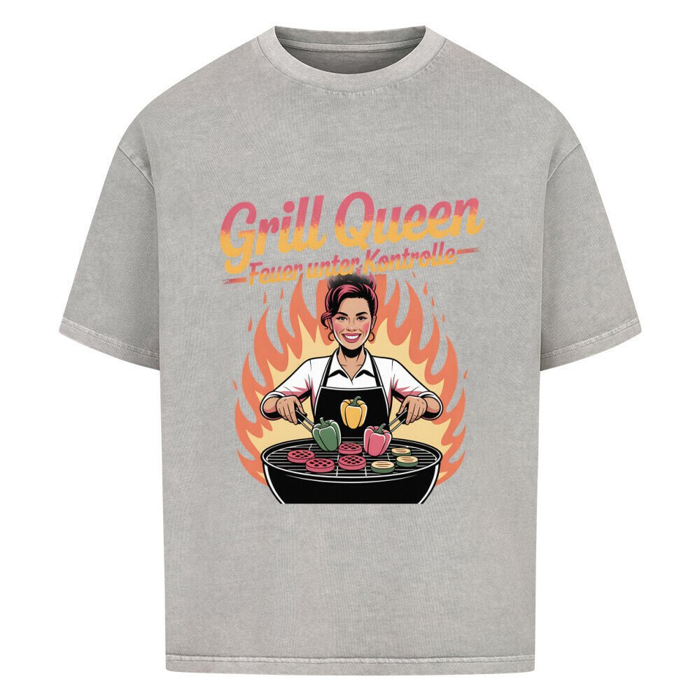 Grill Queen – Feuer unter Kontrolle - VACANCY Oversized Shirt | T-Shirt | Meatware