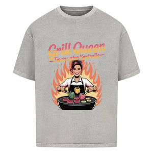 Grill Queen – Feuer unter Kontrolle - VACANCY Oversized Shirt | T-Shirt | Meatware