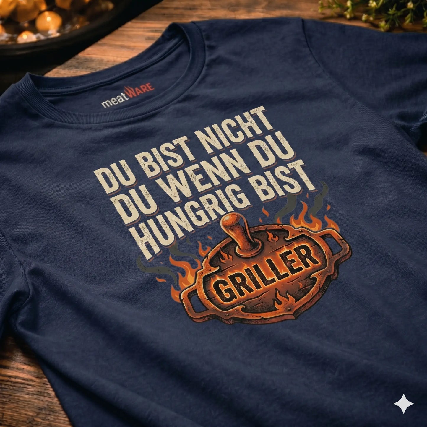 Griller Premium Shirt „Du bist nicht du...“ – Das Heilmittel gegen Hunger