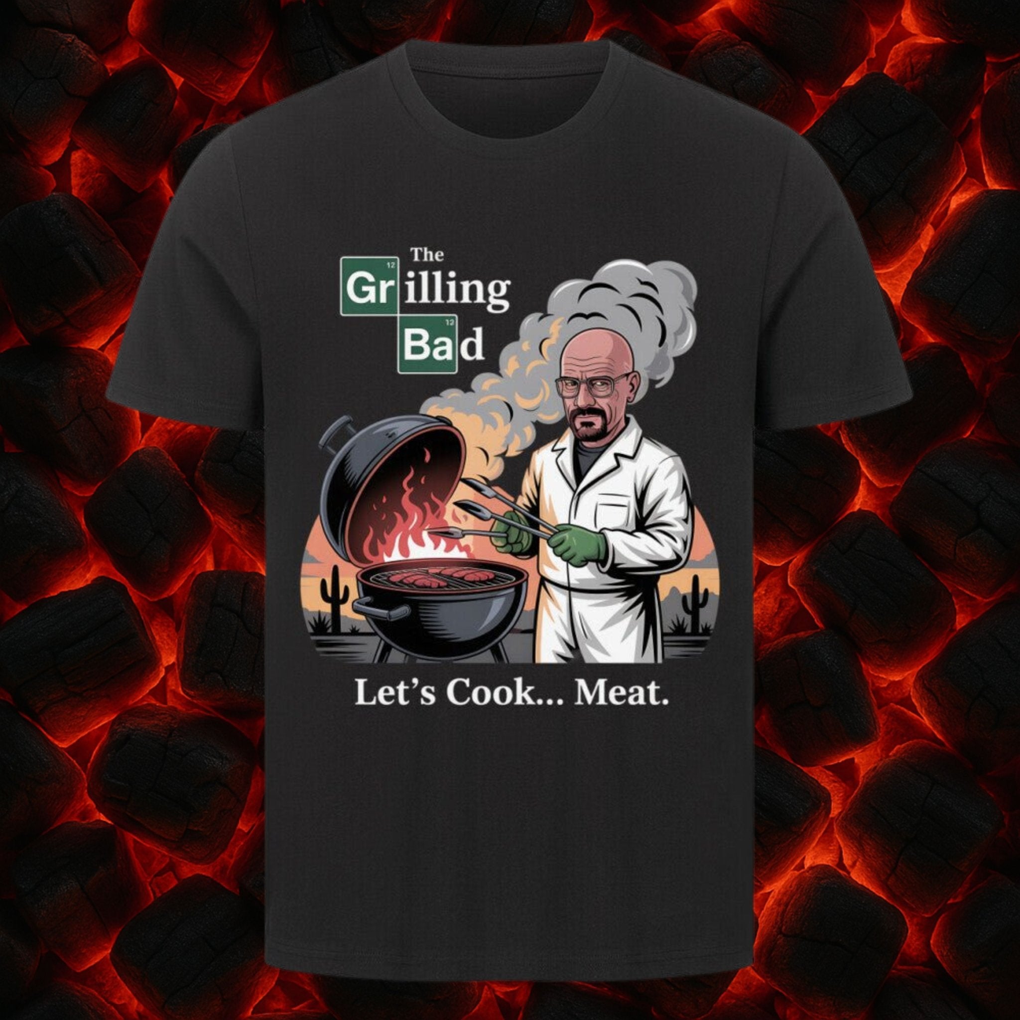 Grilling Bad - HigherBlanks Premium T-Shirt | T-Shirt | Meatware