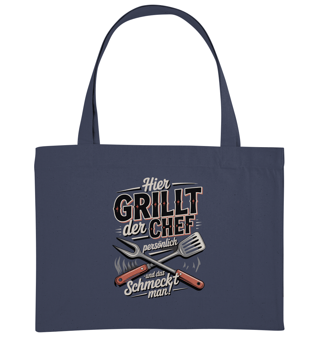 Hier grillt der Chef - Organic Shopping - Bag | Taschen | Meatware