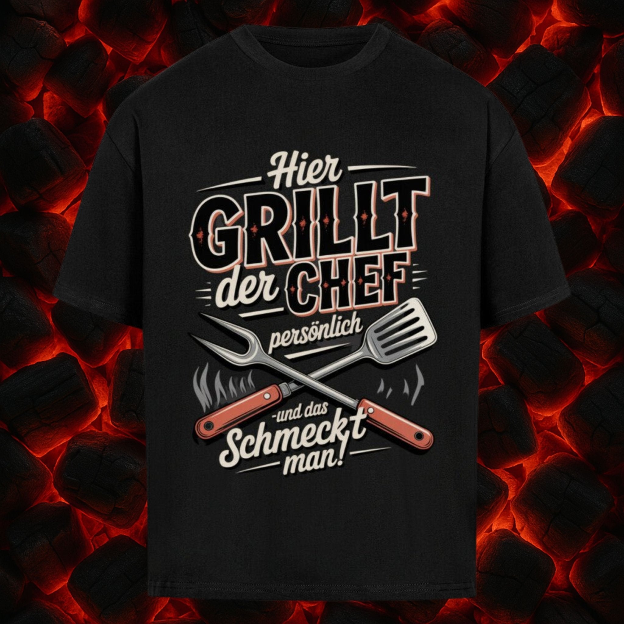 Hier grillt der Chef persönlich - VACANCY Oversized Shirt | T-Shirt | Meatware