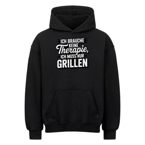Ich brauche keine Therapie, ich muss nur Grillen - VACANCY Oversized Hoodie | Hoodie | Meatware
