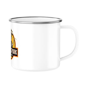 Jurassic Pork – Meat Finds a Way - Emaille Tasse | Mug | Meatware