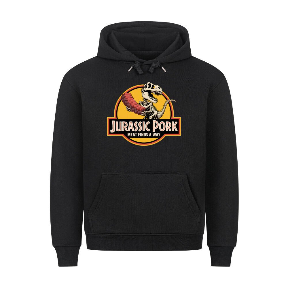 Jurassic Pork – Meat Finds a Way - HigherBlanks Premium Hoodie | Hoodie | Meatware
