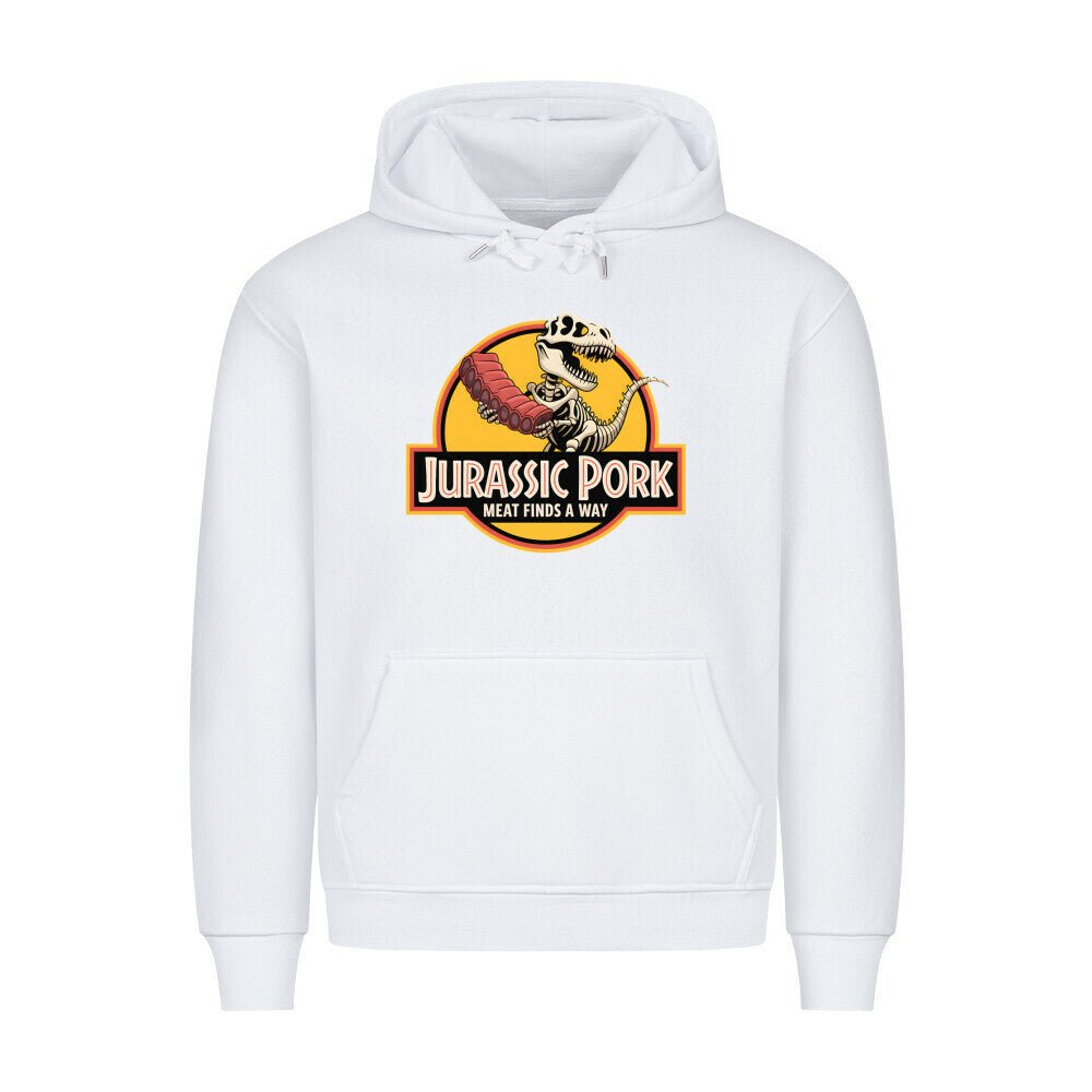 Jurassic Pork – Meat Finds a Way - HigherBlanks Premium Hoodie | Hoodie | Meatware