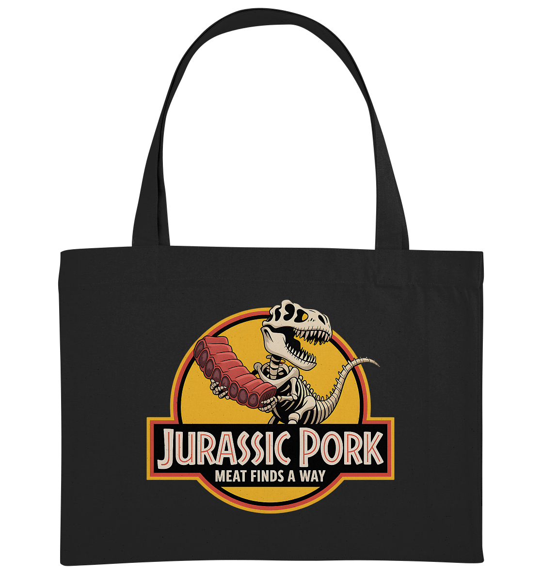 Jurassic Pork – Meat Finds a Way - Organic Shopping Bag | Taschen | Meatware