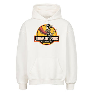 Jurassic Pork – Meat Finds a Way - VACANCY Oversized Hoodie | Hoodie | Meatware