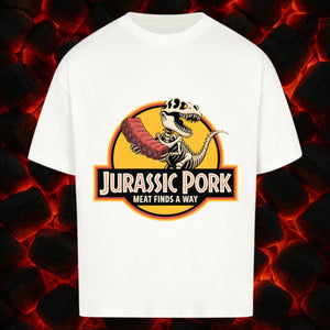 Jurassic Pork – Meat Finds a Way - VACANCY Oversized Shirt | T-Shirt | Meatware