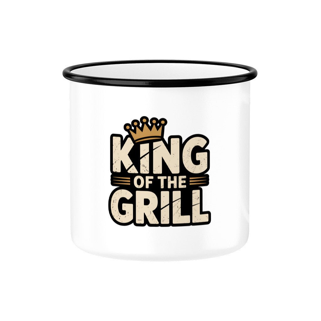 King of the Grill - Emaille Tasse | Mug | Meatware
