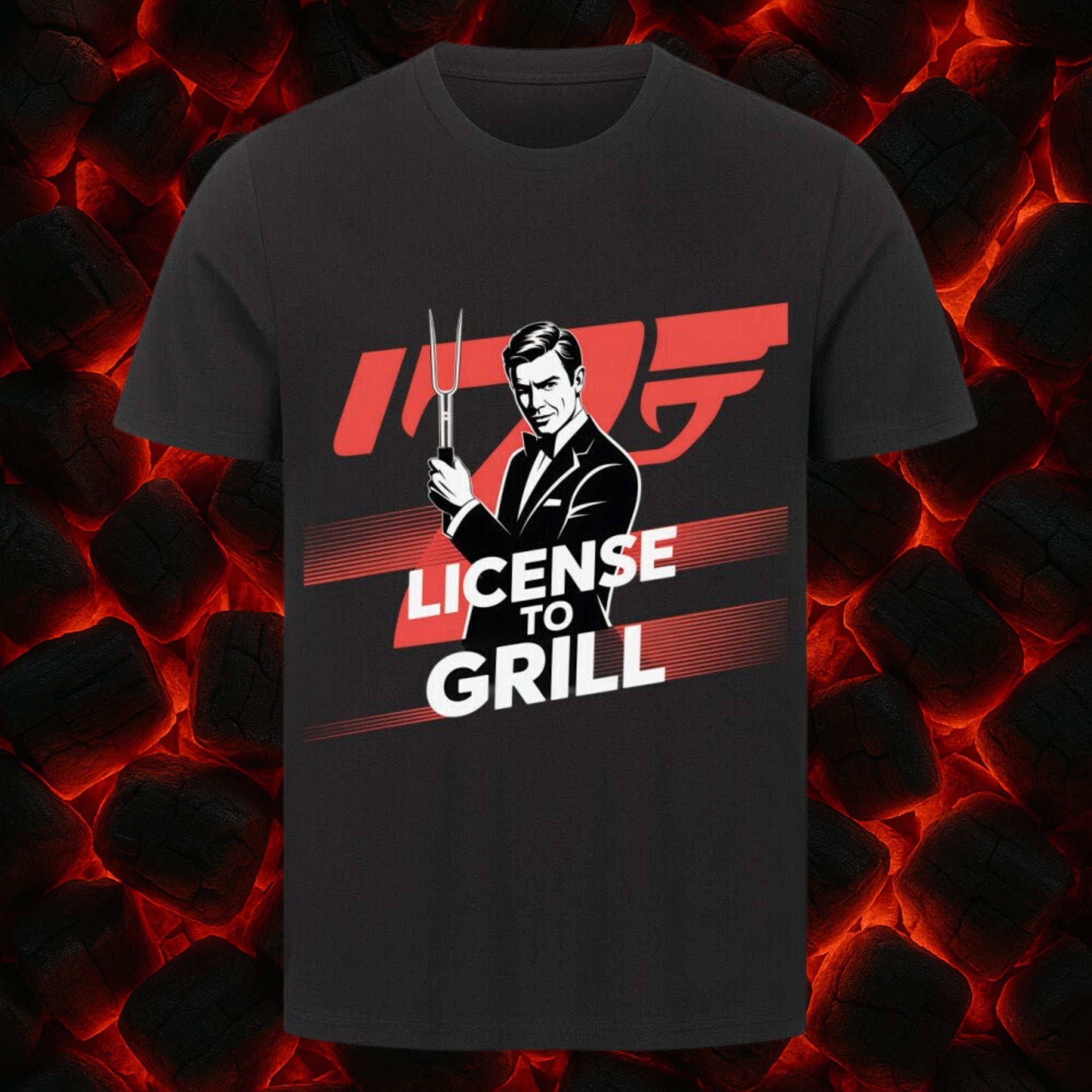 Licence to Grill - HigherBlanks Premium T-Shirt | T-Shirt | Meatware