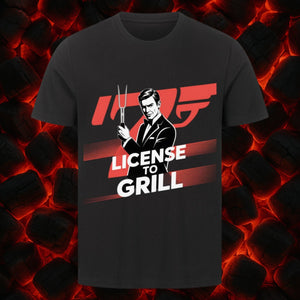 Licence to Grill - HigherBlanks Premium T-Shirt | T-Shirt | Meatware