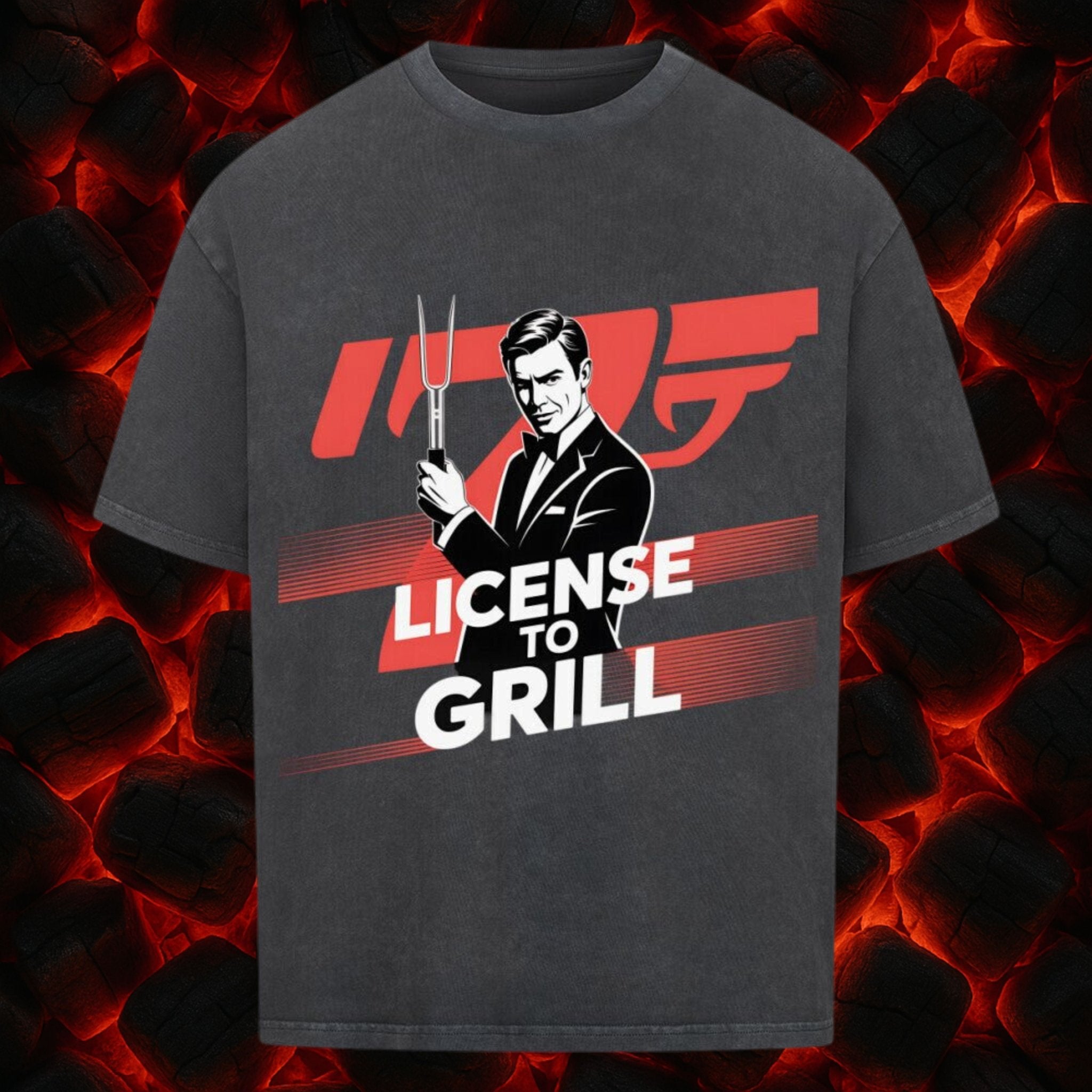 Lizenz zum Grillen - VACANCY Oversized Shirt | T-Shirt | Meatware