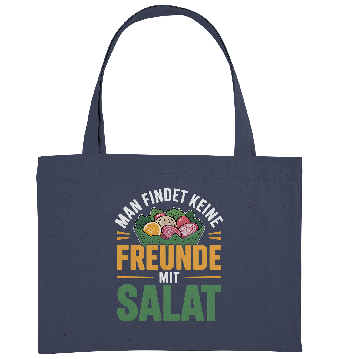 Man findet keine Freunde mit Salat - Organic Shopping - Bag | Taschen | Meatware