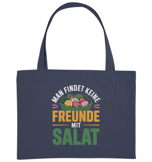 Man findet keine Freunde mit Salat - Organic Shopping - Bag | Taschen | Meatware