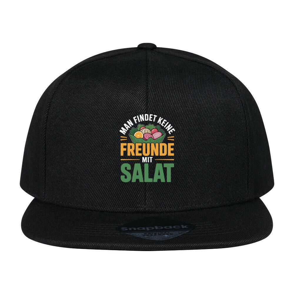 Man findet keine Freunde mit Salat - Snapback Cap | Cap | Meatware