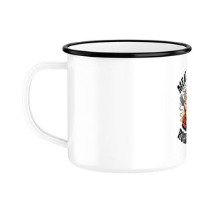 Meat, Beer & Rock N roll - Emaille Tasse | Mug | Meatware