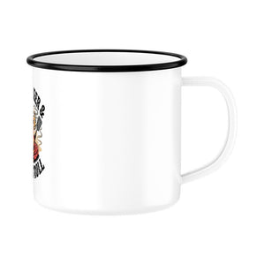 Meat, Beer & Rock N roll - Emaille Tasse | Mug | Meatware